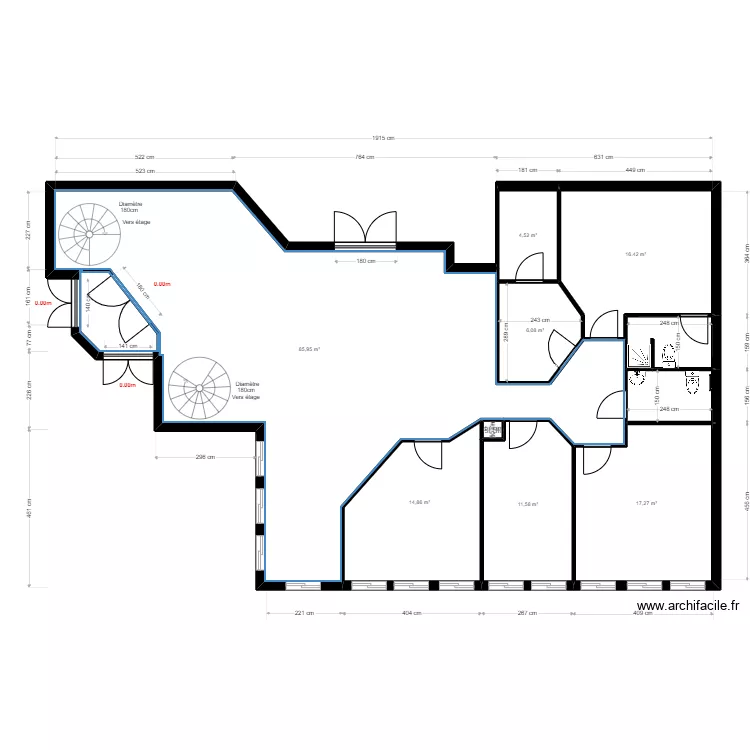 Greta Padovani RdC APRES TRAVAUX. Plan de Greta Padovani RdC APRES TRAVAUX. Plan de
