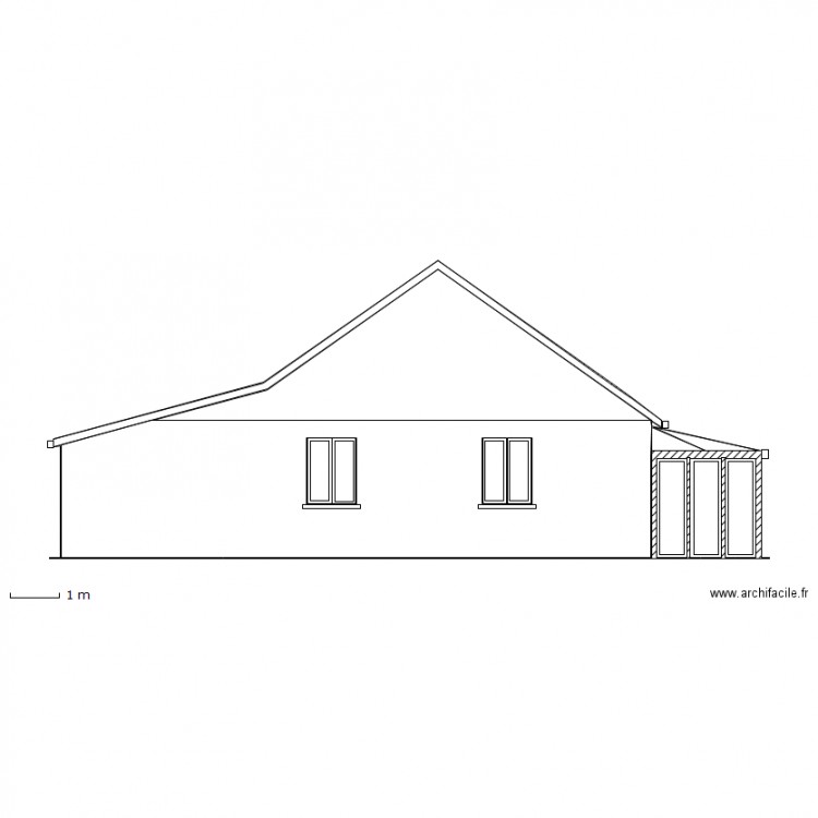 PlanMaison_VueGaucheNord. Plan de 0 pièce et 0 m2