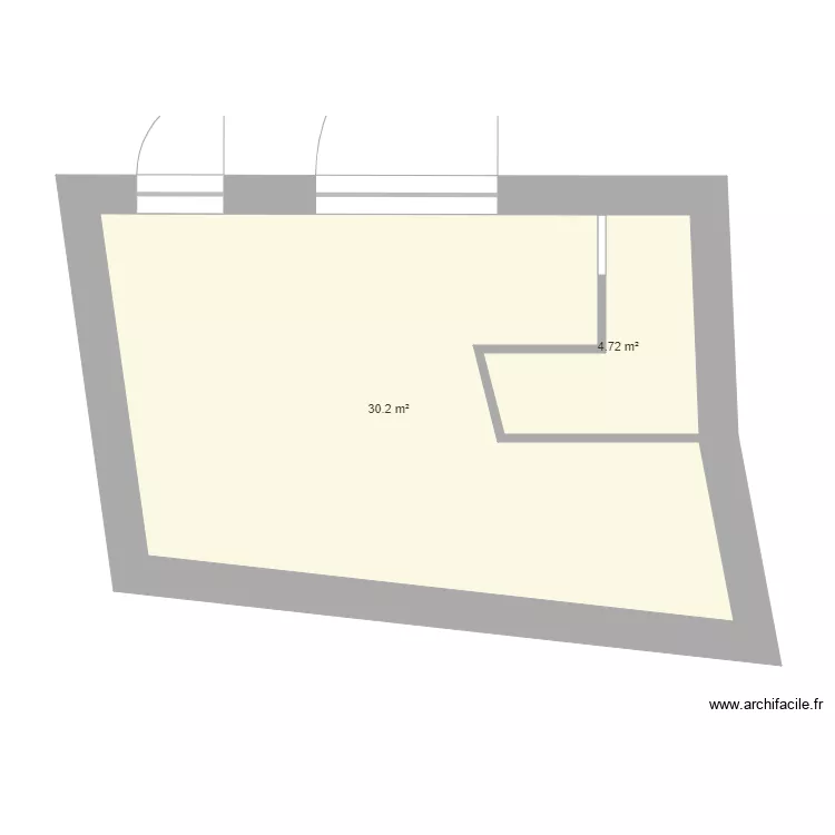 Jardin du bas. Plan de 