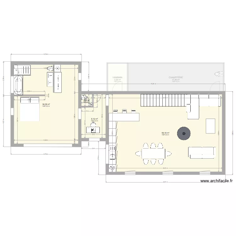 ceillac claire. Plan de 