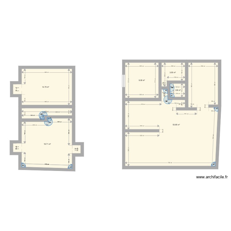 Demo. Plan de 0 pièce et 0 m2