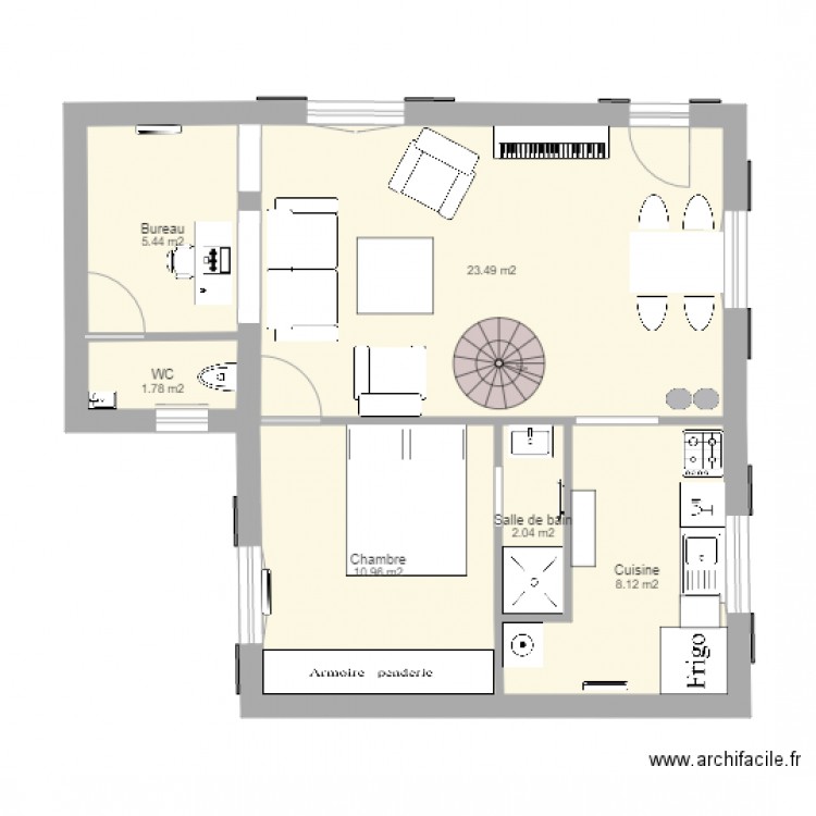 Le Bourg Dun RDC 15072016. Plan de 0 pièce et 0 m2