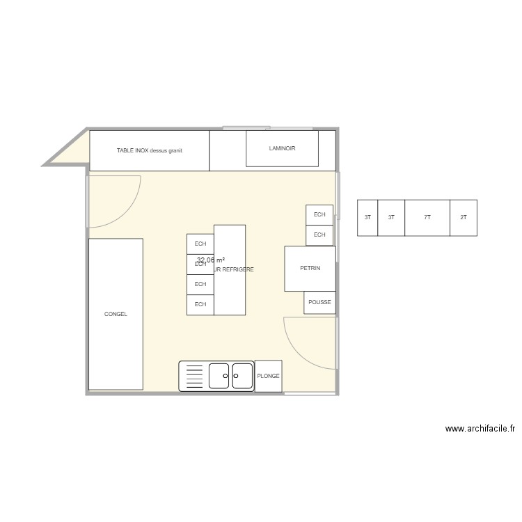 LABO TOURNES v2. Plan de 0 pièce et 0 m2