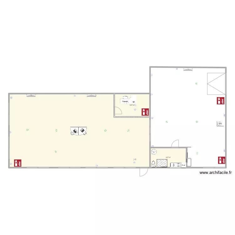 VOITURETTE ELECTRIQUE. Plan de 