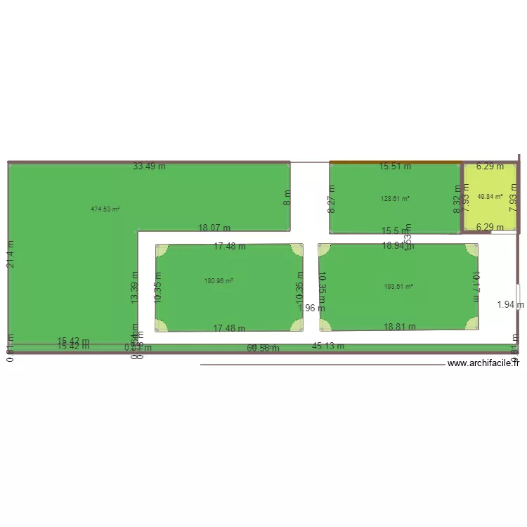 JARDIN CLOUSIERE. Plan de 