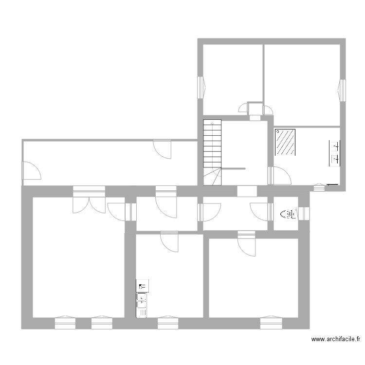 Plan Maison BESSON Etage 1 ver 10. Plan de 0 pièce et 0 m2