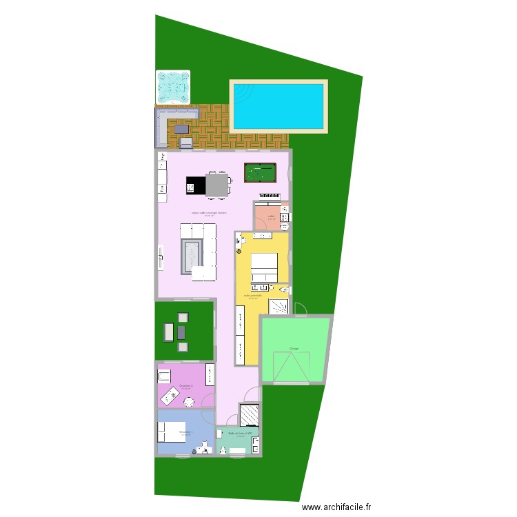 plan échillais V1. Plan de 0 pièce et 0 m2