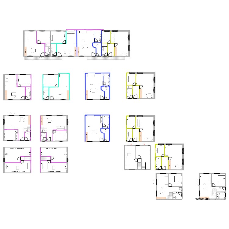 Appart Gradel. Plan de 0 pièce et 0 m2
