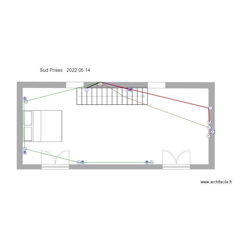 plan15S2rev1. Plan de 1 pièce et 37 m2