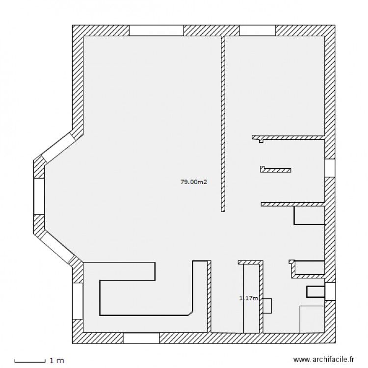 Dani. Plan de 0 pièce et 0 m2