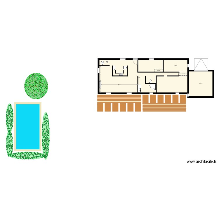 maison. Plan de 0 pièce et 0 m2