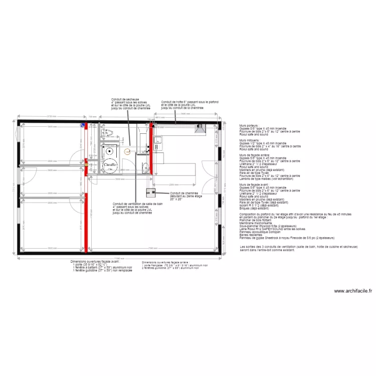 Final sans meuble. Plan de 