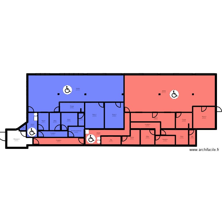 villemomble projet jordan_Découpe. Plan de 0 pièce et 0 m2