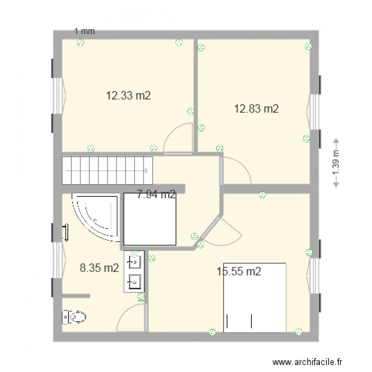 etages prises. Plan de 0 pièce et 0 m2