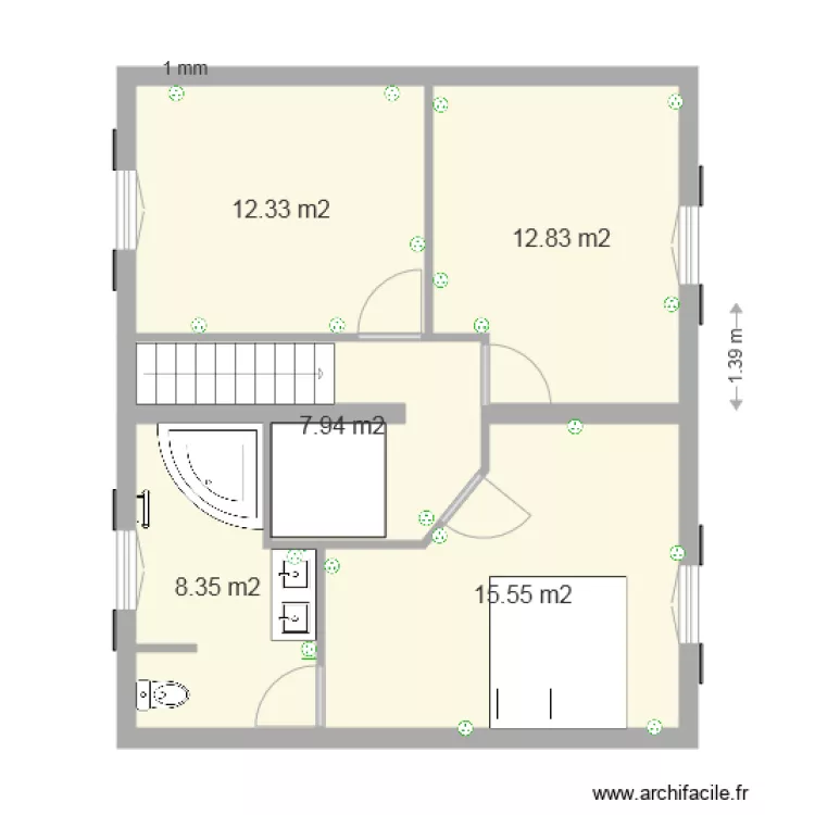 etages prises. Plan de 