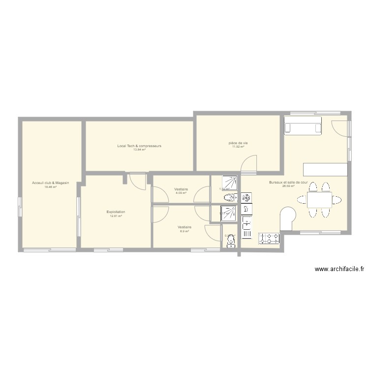Club EPI du Lavandou. Plan de 0 pièce et 0 m2