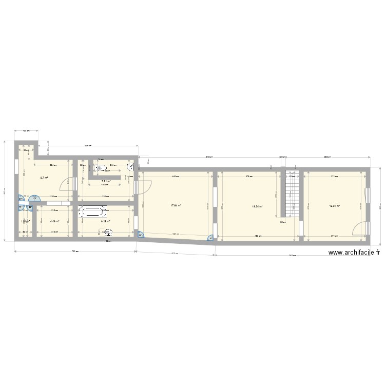 rez de chaussee. Plan de 0 pièce et 0 m2