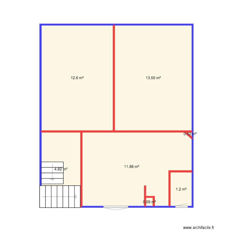 Etage Marseillan 2. Plan de 0 pièce et 0 m2