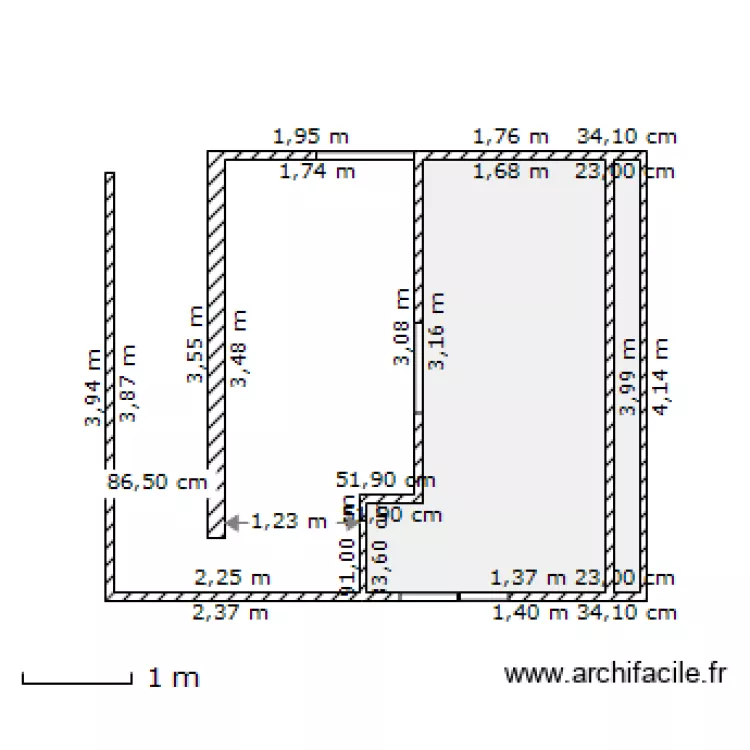 sdb 13 mur. Plan de sdb 13 mur. Plan de