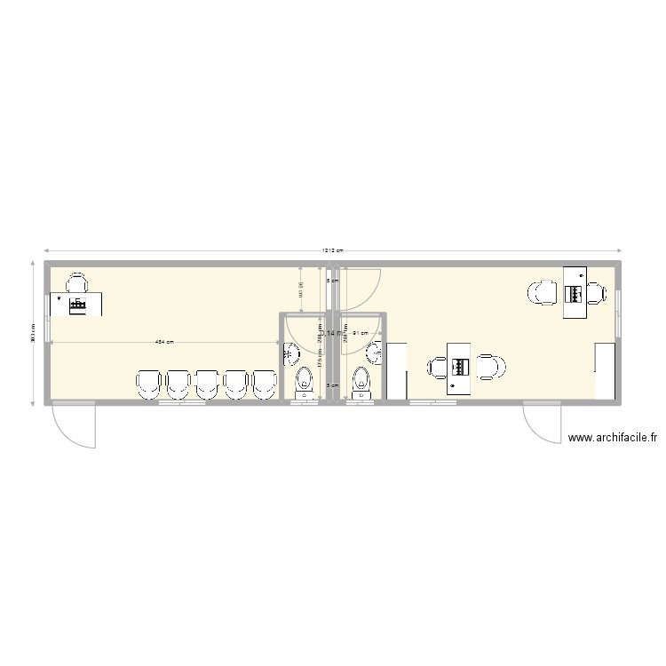 bureaux 2 guada. Plan de 0 pièce et 0 m2