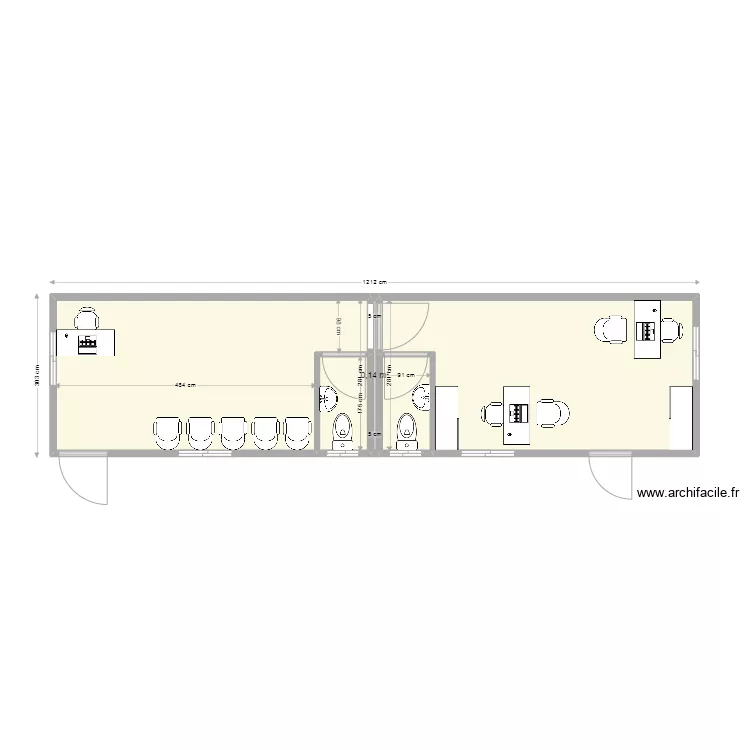bureaux 2 guada. Plan de bureaux 2 guada. Plan de