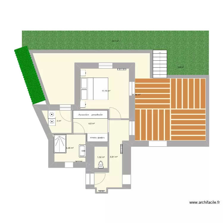 Plan maison landry 1. Plan de 
