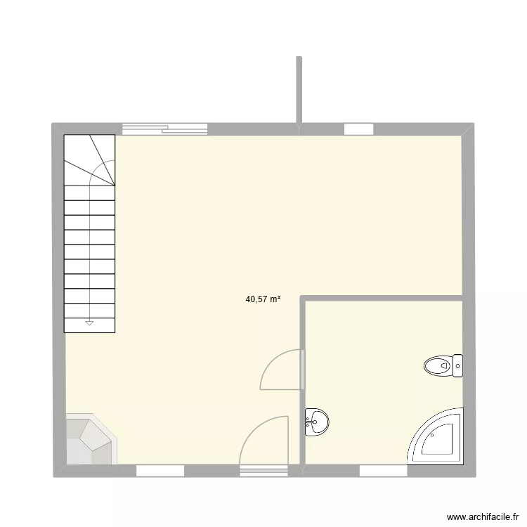 Plan. Plan de 1 et 41 m² Plan. Plan de 1 et 41 m²