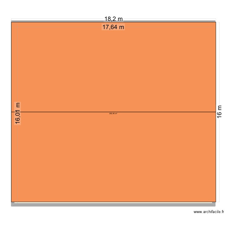 bandar 1. Plan de 1 pièce et 282 m2