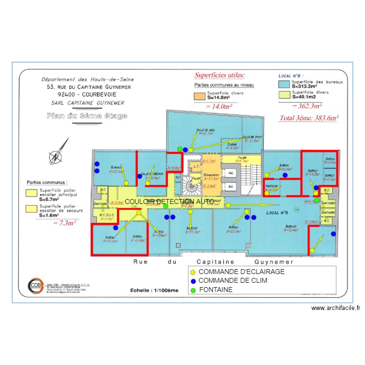 R+3 CAP G. Plan de 0 pièce et 0 m2