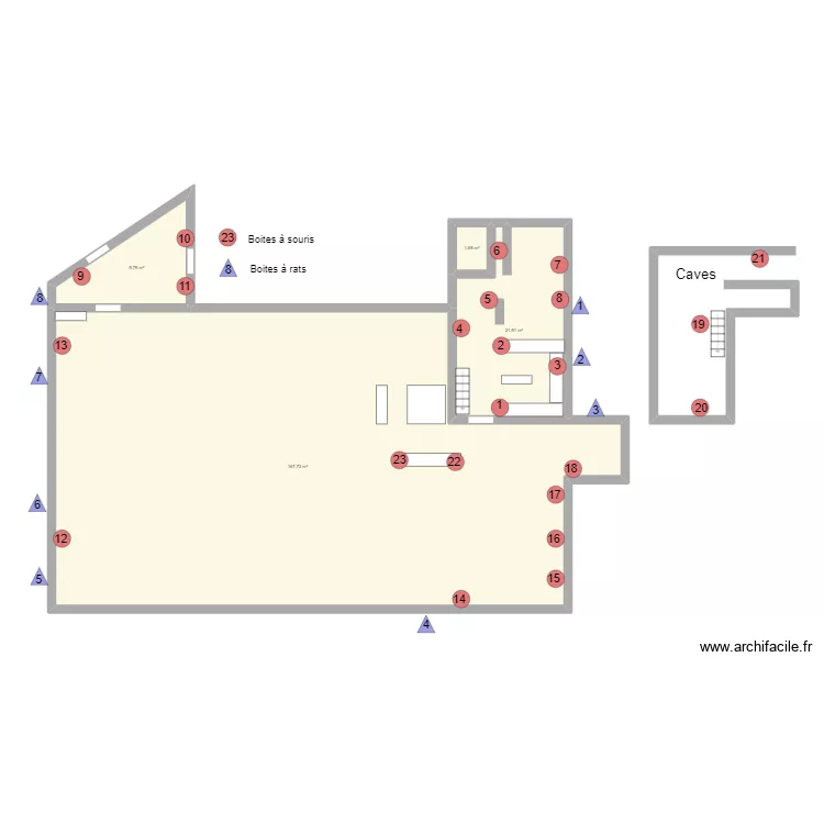 BRASSERIE DES FAGNES. Plan de 