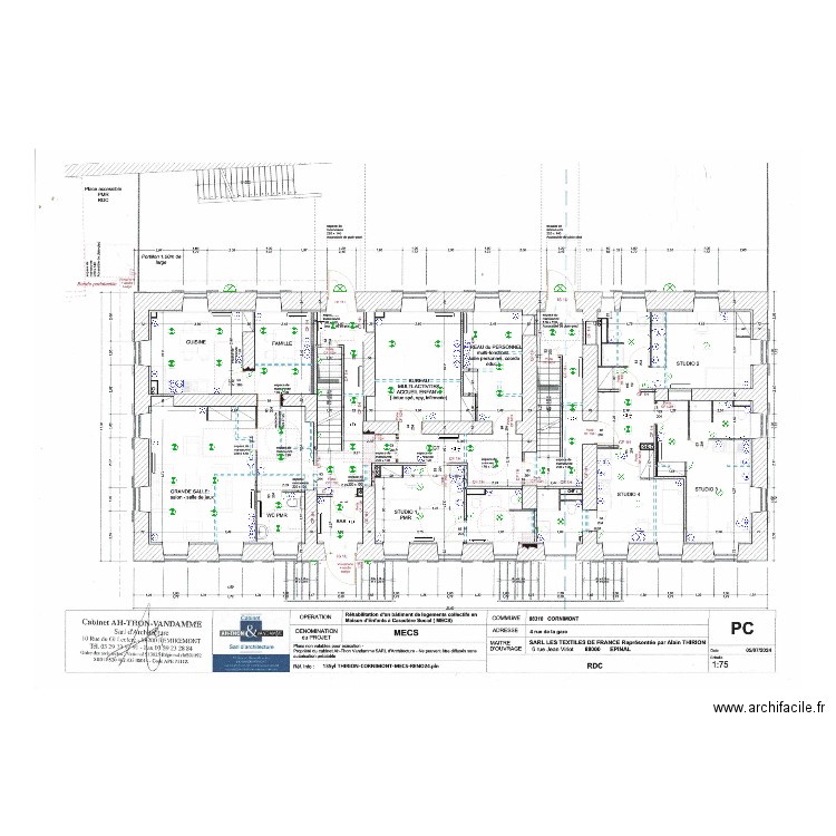 RDC N°2. Plan de 0 pièce et 0 m2