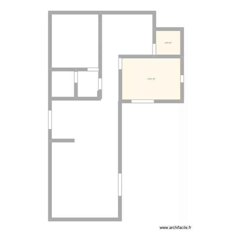maison khazroun. Plan de 