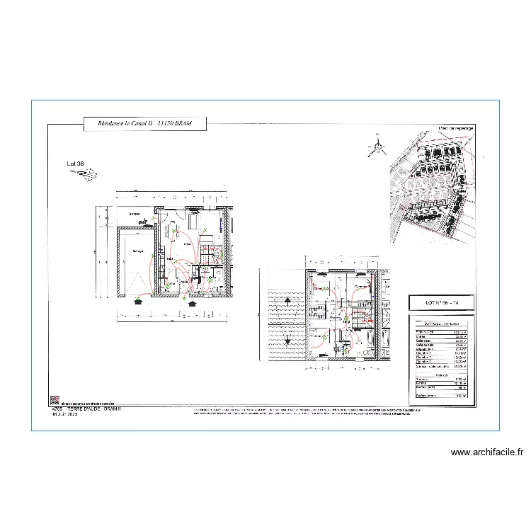 AMETHYSTE LOT 36. Plan de 
