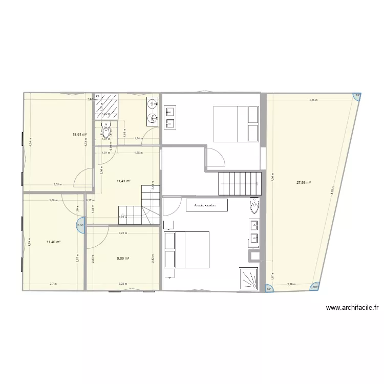 PLAN 1er étage avril 2025. Plan de PLAN 1er étage avril 2025. Plan de