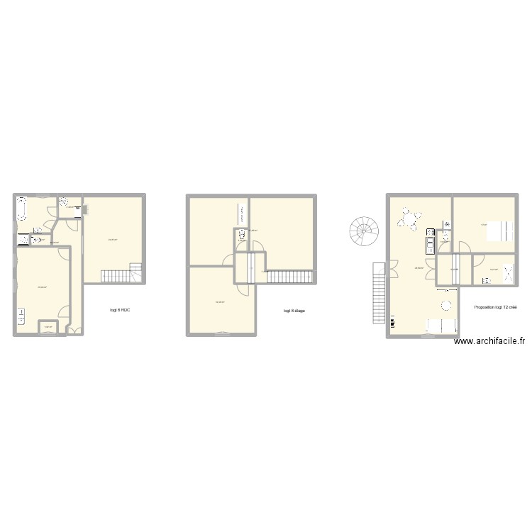 Saint Loup sur Aujon n°8 gueny. Plan de 15 pièces et 202 m2