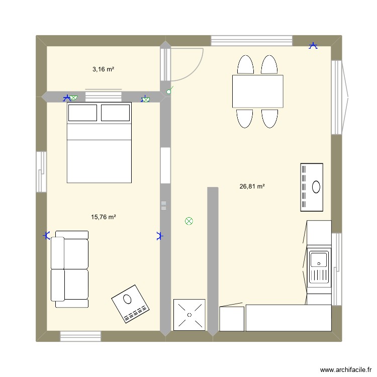 Le Camp. Plan de 0 pièce et 0 m2