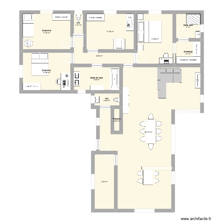 Maison_Adeline. Plan de 0 pièce et 0 m2