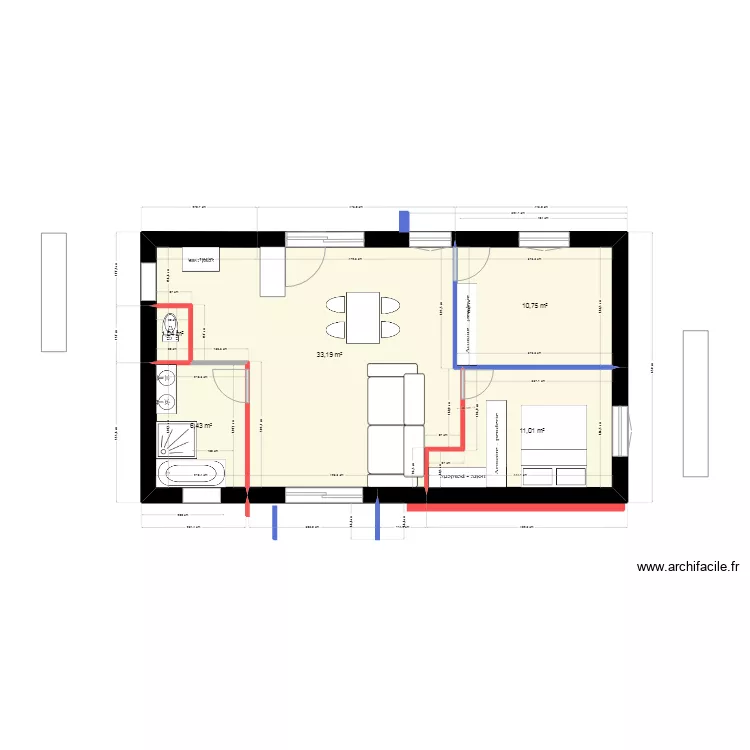 maison gara15. Plan de 