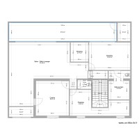 montchat 1er etage - Plan d'origine - travaux