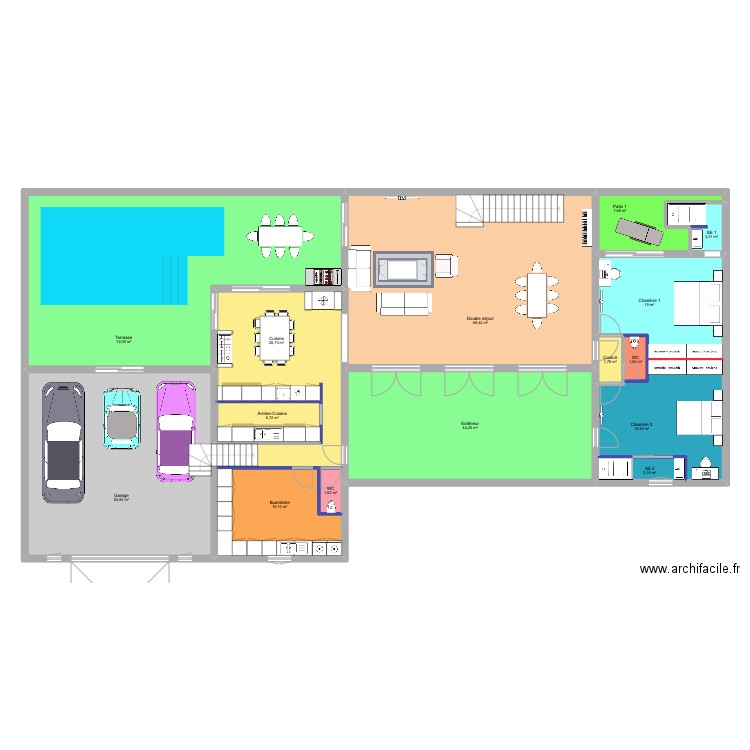 LASSEPPE PRO RDC. Plan de 15 pièces et 351 m2