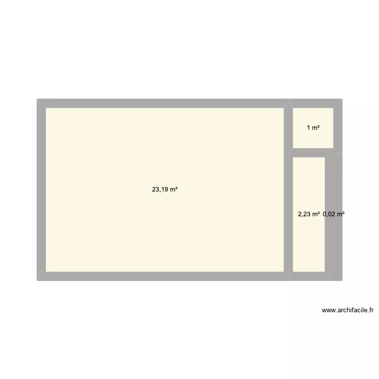 piscine avec plage. Plan de 