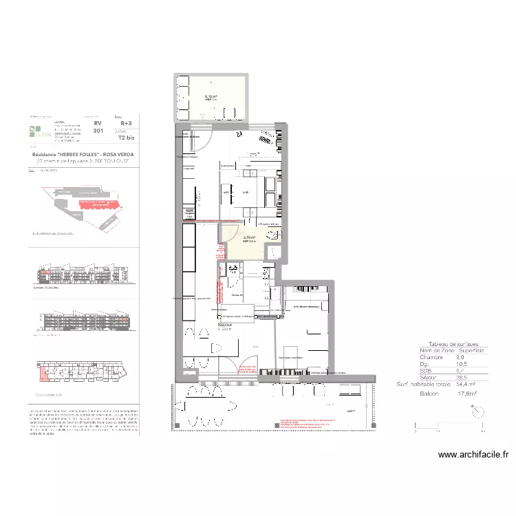 150427-Am&eacute;nagement_Lapujade301-cuisinereemploi. Plan de 