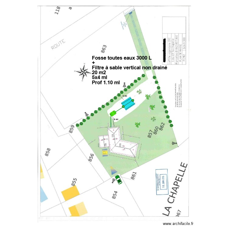 Plaza. Plan de 0 pièce et 0 m2