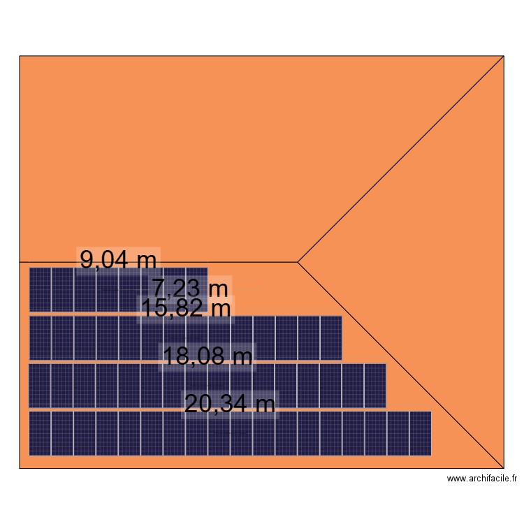 Etude PV. Plan de 0 pièce et 0 m2