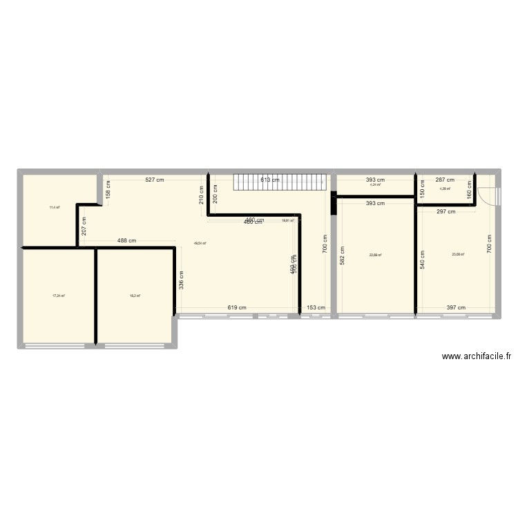 Garage B2 RDC V1. Plan de 0 pièce et 0 m2