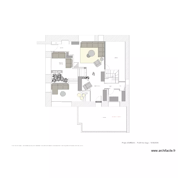 Jourdan 1 étage A. Plan de Jourdan 1 étage A. Plan de