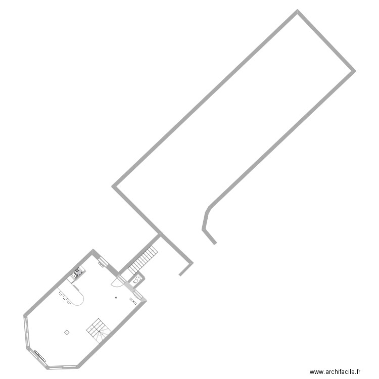 rez de chaussé maison. Plan de 0 pièce et 0 m2