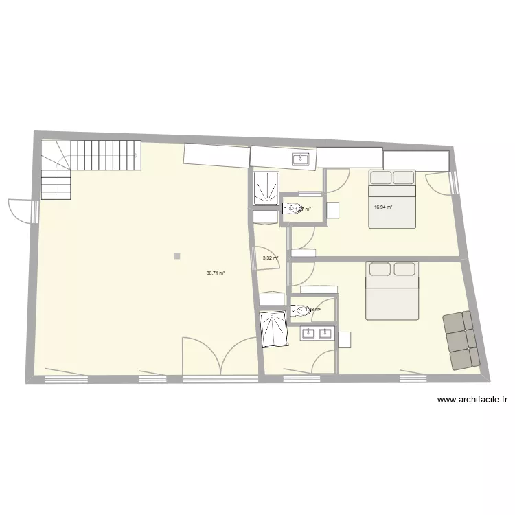 Saint Privat d'Allier Septembre 2026 4. Plan de 5 Pièces et 110 m² Saint Privat d'Allier Septembre 2026 4. Plan de 5 Pièces et 110 m²