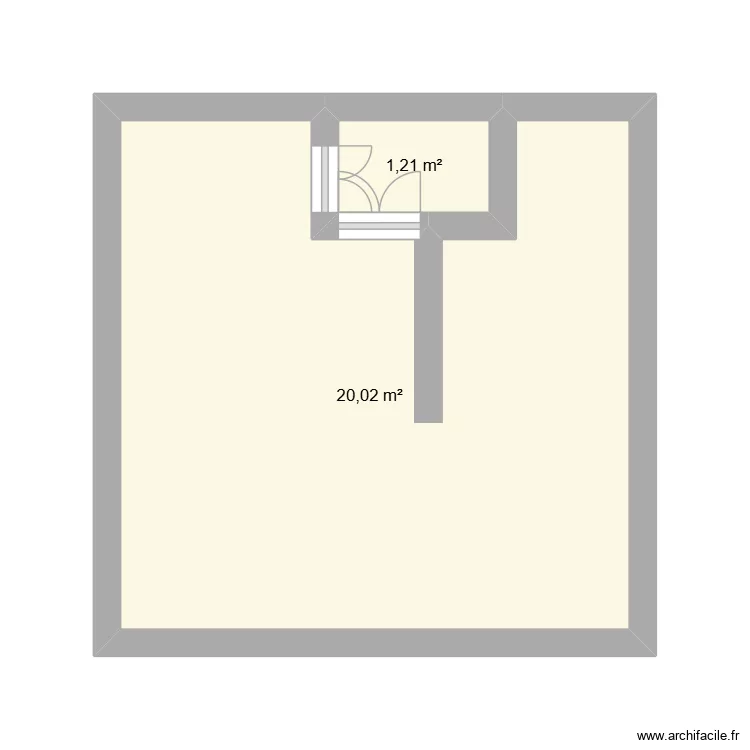 eeeeee. Plan de 2 et 21 m² eeeeee. Plan de 2 et 21 m²