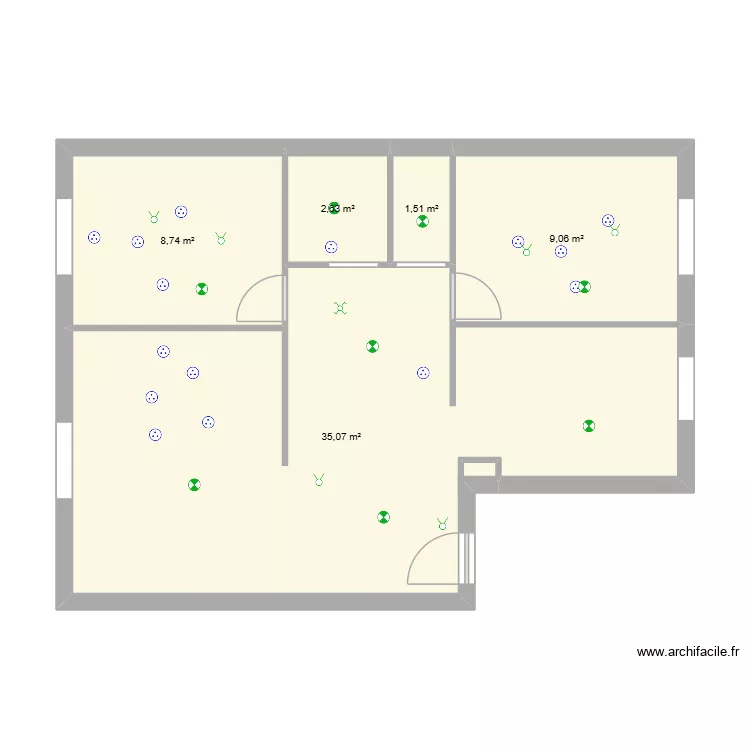 chantier bernardo. Plan de 